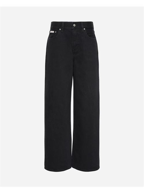 the wide leg worn CALVIN KLEIN JEANS | LV047H706G45T